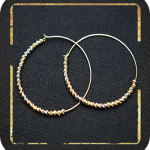 گوشواره حلقه ای طلا